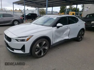 2023 Polestar 2 with VIN YSMEG3KA7PL131058, listed as a Copart auction lot 72282134 with 38,236 mi miles and Salvage Title. Bid and sale history available at carsss.com. Image 1.