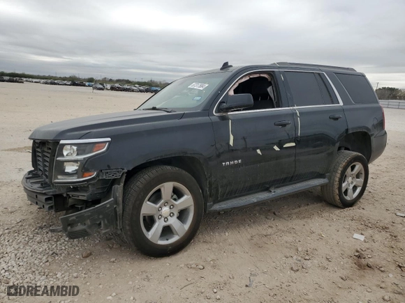2019 Chevrolet Tahoe LS with VIN 1GNSCAKC6KR264360, listed as a Copart auction lot 87317684 with 72,476 mi miles and Salvage Title. Bid and sale history available at carsss.com. Image 1.