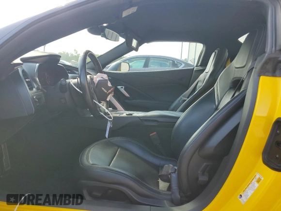 2014 Chevrolet Corvette Z51 1LT with VIN 1G1YH3D75E5129648, listed as a Copart auction lot 50995435 with 37,580 mi miles and Salvage Title. Bid and sale history available at carsss.com. Image 7.