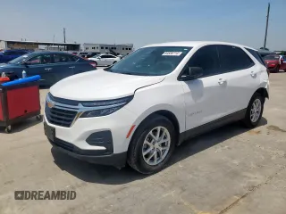 2023 Chevrolet Equinox LS with VIN 3GNAXHEG6PL126971, listed as a Copart auction lot 64838715 with 32,713 mi miles and Salvage title. Bid and sale history available at DreamBid. Image 1.