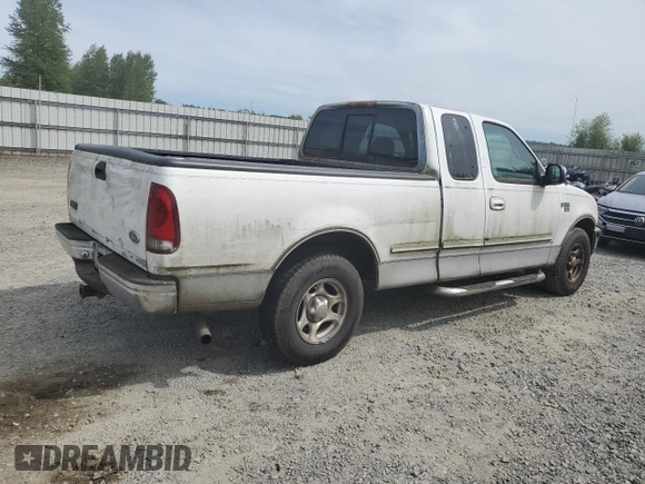 1998 Ford F-150 with VIN 2FTZX1766WCA27840, listed as a Copart auction lot 56186495 with 147,127 mi miles and Clean title. Bid and sale history available at DreamBid. Image 3.