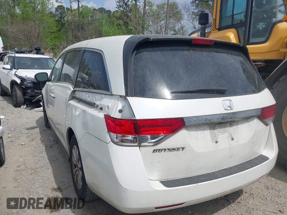 2016 Honda Odyssey EX-L with VIN 5FNRL5H68GB128552, listed as a IAAI auction lot 41947677 with 213,255 mi miles and . Bid and sale history available at DreamBid. Image 3.