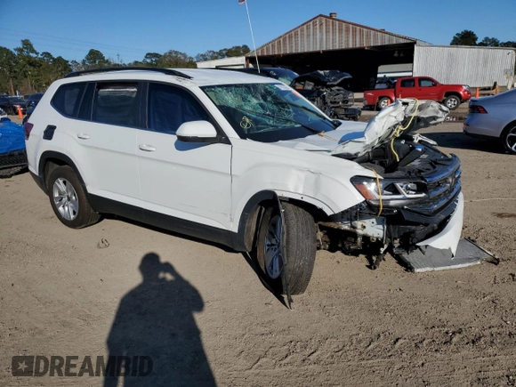2021 Volkswagen Atlas S with VIN 1V2AP2CA4MC538199, listed as a Copart auction lot 41612465 with Not provided miles and Salvage title. Bid and sale history available at DreamBid. Image 4.