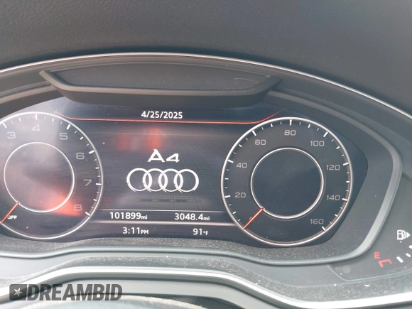 2018 Audi A4 Premium Plus z VIN WAULMAF47JA100901, wystawiony jako IAAI lot #42114793 z przebiegiem 101 899 mil mil oraz . Historia ofert i sprzedaży dostępna na DreamBid. Obrazek 7.