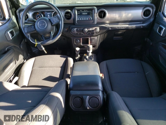 2022 Jeep Wrangler Unlimited Willys with VIN 1C4HJXDN5NW195192, listed as a Copart auction lot 80889294 with 50,847 mi miles and Salvage title. Bid and sale history available at DreamBid. Image 8.