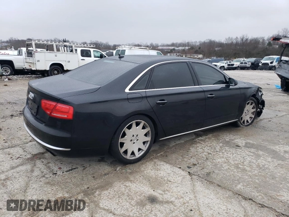 2013 Audi A8 L 3.0L with VIN WAURGAFD2DN001126, listed as a Copart auction lot 87213164 with 116,694 mi miles and Salvage Title. Bid and sale history available at carsss.com. Image 3.