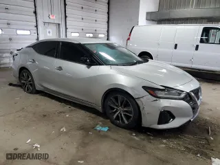 2021 Nissan Maxima SV with VIN 1N4AA6CV6MC514957, listed as a Copart auction lot 47080395 with 63,236 mi miles and Salvage Title. Bid and sale history available at carsss.com. Image 4.