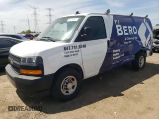 2020 Chevrolet Express Cargo with VIN 1GCWGAFG7L1179054, listed as a Copart auction lot 56726655 with 39,099 mi miles and Salvage title. Bid and sale history available at DreamBid. Image 1.