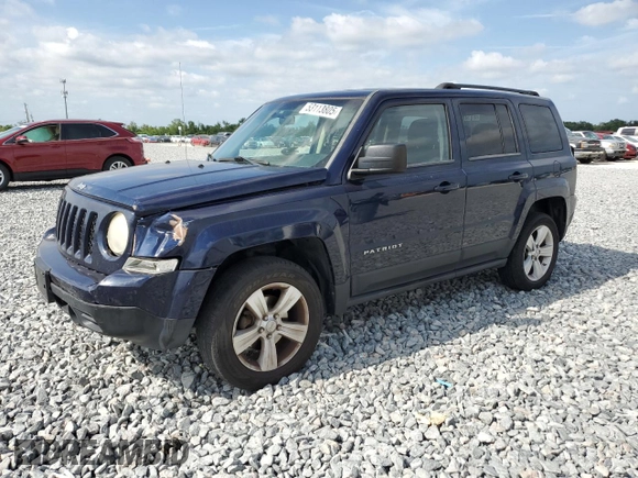 2012 Jeep Patriot Latitude with VIN 1C4NJRFB0CD624281, listed as a Copart auction lot 53113805 with 131,030 mi miles and Salvage Title. Bid and sale history available at carsss.com. Image 1.