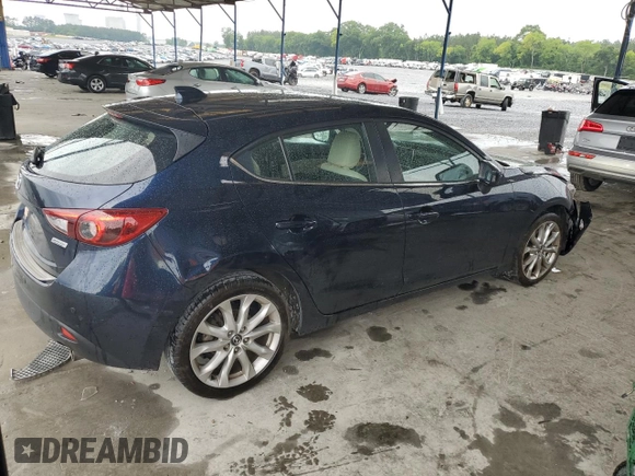 2015 Mazda 3 S Grand Touring with VIN JM1BM1M30F1259579, listed as a Copart auction lot 58244985 with 113,823 mi miles and Salvage title. Bid and sale history available at DreamBid. Image 3.