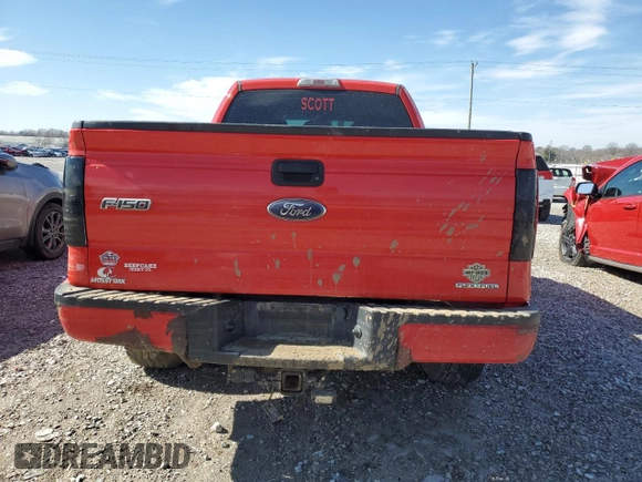 2012 Ford F-150 XL with VIN 1FTFX1EFXCFB15442, listed as a Copart auction lot 46424915 with Not provided miles and Salvage title. Bid and sale history available at DreamBid. Image 6.