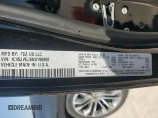 2022 Jeep Grand Wagoneer Series III с VIN 1C4SJVGJ6NS196992, выставлен на аукционе Copart как лот 52117945 с пробегом 30 898 миль миль и Списание • Salvage title. История ставок и продаж доступна на DreamBid. Изображение 13.