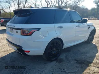 2021 Land Rover Range Rover Sport HST with VIN SALWS2RU7MA765463, listed as a IAAI auction lot 41686893 with 54,577 mi miles. Bid and sale history available at carsss.com. Image 4.