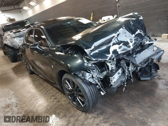 2024 Lexus IS 350 F Sport with VIN JTHGZ1E23R5036655, listed as a IAAI auction lot 40898566 with 2,724 mi miles and . Bid and sale history available at DreamBid. Image 1.