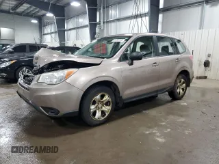 2014 Subaru Forester 2.5i with VIN JF2SJAAC7EH420675, listed as a Copart auction lot 81395164 with 153,437 mi miles and Salvage Title. Bid and sale history available at carsss.com. Image 1.