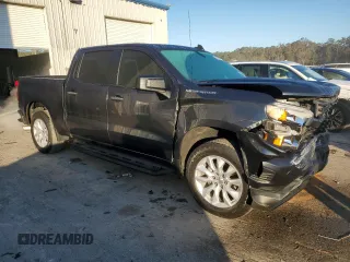 2020 Chevrolet Silverado 1500 Custom with VIN 3GCPWBEH9LG313667, listed as a Copart auction lot 82297064 with 19,158 mi miles and Salvage Title. Bid and sale history available at carsss.com. Image 4.