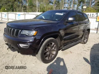 2021 Jeep Grand Cherokee Limited z VIN 1C4RJFBG9MC709371, wystawiony jako Copart lot #55108405 z przebiegiem 47 266 mil mil oraz Szkoda całkowita • Salvage title. Historia ofert i sprzedaży dostępna na DreamBid. Obrazek 1.