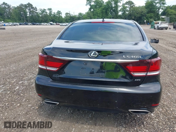 2014 Lexus LS 460 L with VIN JTHDL5EF5E5006176, listed as a IAAI auction lot 42612770 with 124,168 mi miles and . Bid and sale history available at DreamBid. Image 16.