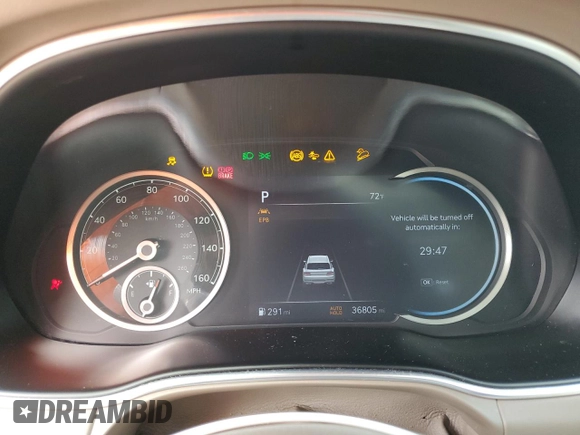 2021 Genesis GV80 with VIN KMUHB4SB1MU062943, listed as a Copart auction lot 82131414 with 36,805 mi miles and Non repairable. Bid and sale history available at DreamBid. Image 9.