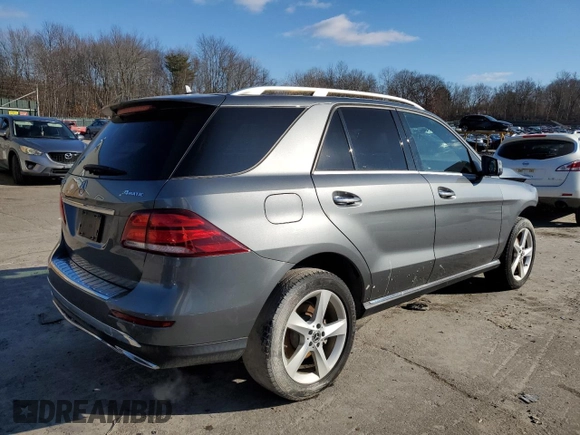 2017 Mercedes-Benz GLE 350 with VIN 4JGDA5HB8HA944602, listed as a Copart auction lot 83788524 with 64,860 mi miles and Salvage title. Bid and sale history available at DreamBid. Image 3.