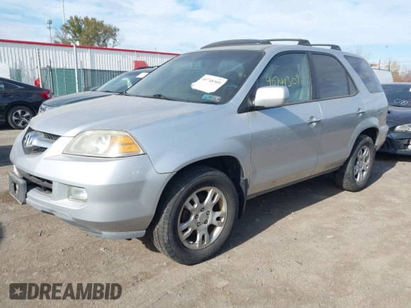 2005 Acura MDX with VIN 2HNYD18275H516534, listed as a IAAI auction lot 40748309 with 195,027 mi miles. Bid and sale history available at carsss.com. Image 2.