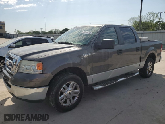 2008 Ford F-150 XL with VIN 1FTRW12W98FB34897, listed as a Copart auction lot 53086715 with 212,789 mi miles and Clean Title. Bid and sale history available at carsss.com. Image 1.