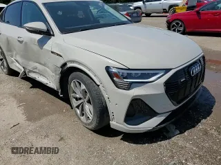 2021 Audi e-tron Sportback Premium Plus with VIN WA12AAGE3MB013620, listed as a Copart auction lot 53856925 with 37,232 mi miles and Salvage title. Bid and sale history available at DreamBid. Image 14.