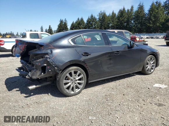 2021 Mazda 3 Premium with VIN 3MZBPADLXMM214735, listed as a Copart auction lot 52958545 with 22,594 mi miles and Salvage title. Bid and sale history available at DreamBid. Image 3.