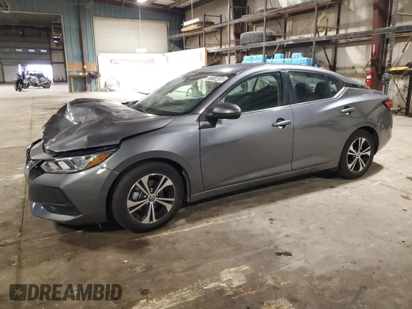 2021 Nissan Sentra SV z VIN 3N1AB8CV8MY312926, wystawiony jako Copart lot #57510455 z przebiegiem 32 328 mil mil oraz Szkoda całkowita • Salvage title. Historia ofert i sprzedaży dostępna na DreamBid. Obrazek 1.