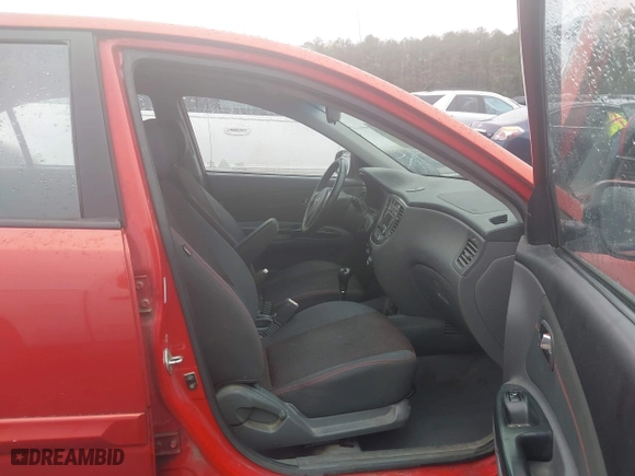 2011 Kia Rio LX with VIN KNADH4A33B6714471, listed as a IAAI auction lot 41970737 with 188,214 mi miles. Bid and sale history available at carsss.com. Image 5.