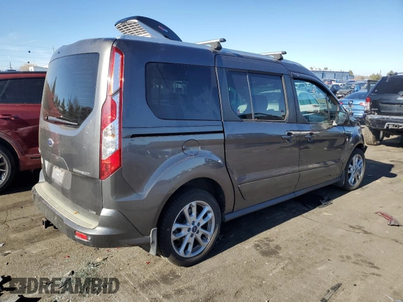 2015 Ford Transit Connect Wagon Titanium with VIN NM0GE9G7XF1227493, listed as a Copart auction lot 82570744 with 97,313 mi miles and Salvage Title. Bid and sale history available at carsss.com. Image 3.