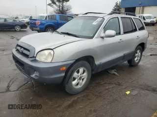 2005 Hyundai Santa Fe GLS with VIN KM8SC73E05U877857, listed as a Copart auction lot 85159924 with 103,331 mi miles and Clean Title. Bid and sale history available at carsss.com. Image 1.