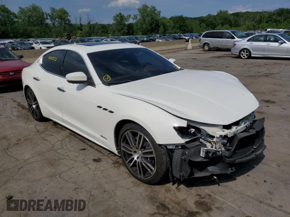 2019 Maserati Ghibli S Q4 GranLusso with VIN ZAM57YTL4K1322087, listed as a Copart auction lot 56145073 with 43,189 mi miles and Salvage Title. Bid and sale history available at carsss.com. Image 4.