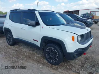 2016 Jeep Renegade Trailhawk with VIN ZACCJBCT1GPC53005, listed as a IAAI auction lot 42269055 with 150,309 mi miles and . Bid and sale history available at DreamBid. Image 1.