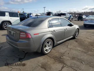 2008 Acura TL with VIN 19UUA66228A053977, listed as a Copart auction lot 51155245 with 153,977 mi miles and Salvage Title. Bid and sale history available at carsss.com. Image 3.