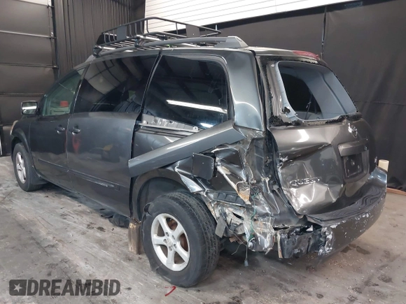 2004 Nissan Quest S with VIN 5N1BV28UX4N353525, listed as a IAAI auction lot 39576363 with 110,784 mi miles. Bid and sale history available at carsss.com. Image 6.