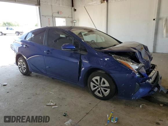 2017 Toyota Prius Two with VIN JTDKARFU5H3048009, listed as a Copart auction lot 59127355 with Not provided miles and Salvage title. Bid and sale history available at DreamBid. Image 4.