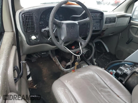 2001 Chevrolet Express Cargo with VIN 1GCHG35R911172286, listed as a Copart auction lot 82878993 with Not provided miles and Clean title. Bid and sale history available at DreamBid. Image 8.