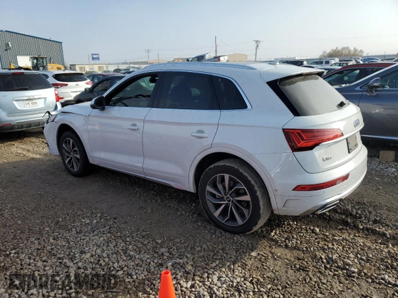 2022 Audi Q5 S line Prestige with VIN WA1FAAFY0N2024797, listed as a Copart auction lot 83472074 with 0 mi miles and Salvage Title. Bid and sale history available at carsss.com. Image 2.