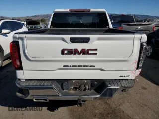 2022 GMC Sierra 1500 Limited SLT with VIN 3GTU9DED0NG154771, listed as a Copart auction lot 87717695 with 21,463 mi miles and Salvage Title. Bid and sale history available at carsss.com. Image 6.