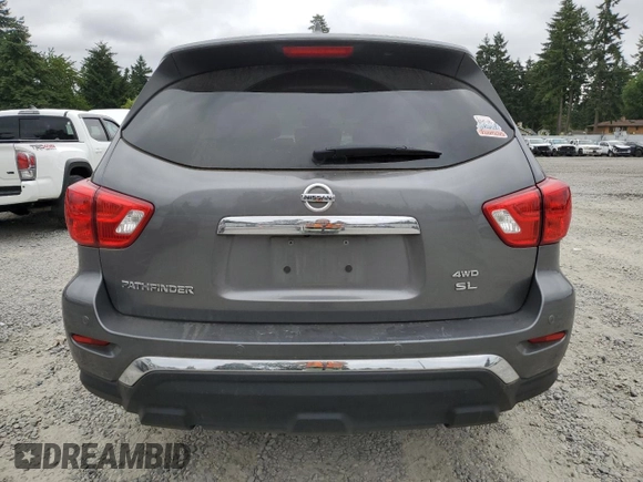 2019 Nissan Pathfinder S with VIN 5N1DR2MM7KC645399, listed as a Copart auction lot 60463925 with 115,053 mi miles and Salvage title. Bid and sale history available at DreamBid. Image 6.