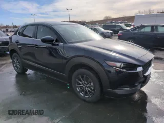 2021 Mazda CX-30 S with VIN 3MVDMBAL0MM252715, listed as a Copart auction lot 49501665 with 45,345 mi miles and Salvage Title. Bid and sale history available at carsss.com. Image 4.