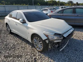 2018 Infiniti Q50 3.0t LUXE with VIN JN1EV7AP5JM357487, listed as a Copart auction lot 66489424 with 104,098 mi miles and Salvage Title. Bid and sale history available at carsss.com. Image 4.