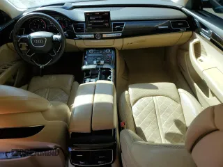 2016 Audi A8 L 4.0T Sport with VIN WAU43AFD2GN005588, listed as a Copart auction lot 76934794 with 133,813 mi miles and Salvage Title. Bid and sale history available at carsss.com. Image 8.