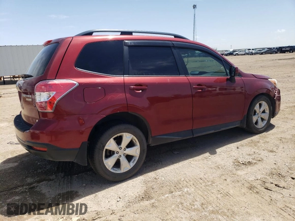 2014 Subaru Forester 2.5i Premium with VIN JF2SJACCXEG436601, listed as a Copart auction lot 53831195 with 107,682 mi miles and Salvage Title. Bid and sale history available at carsss.com. Image 3.