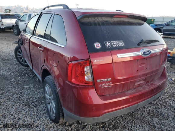 2013 Ford Edge Limited with VIN 2FMDK4KC3DBB38917, listed as a Copart auction lot 85349324 with 172,814 mi miles and Salvage Title. Bid and sale history available at carsss.com. Image 2.
