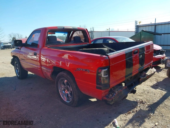 1996 Dodge Ram 1500 with VIN 1B7HC16Y0TJ129769, listed as a IAAI auction lot 41277232 with 318,122 mi miles. Bid and sale history available at carsss.com. Image 3.