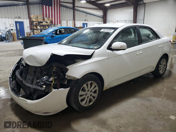 2010 Kia Forte EX with VIN KNAFU4A26A5183329, listed as a Copart auction lot 74474264 with 123,205 mi miles and Salvage Title. Bid and sale history available at carsss.com. Image 1.
