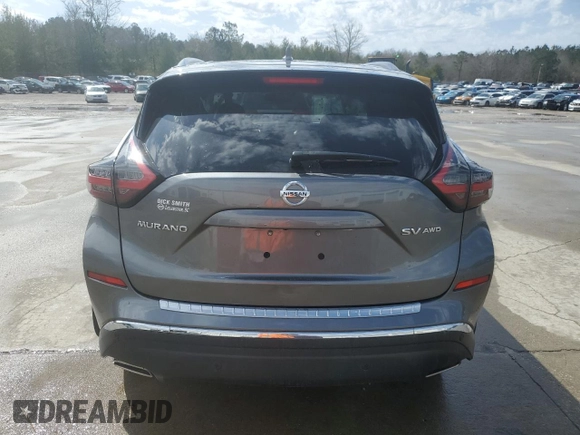 2021 Nissan Murano SV with VIN 5N1AZ2BS0MC103102, listed as a Copart auction lot 47872445 with 81,027 mi miles and Salvage Title. Bid and sale history available at DreamBid. Image 6.