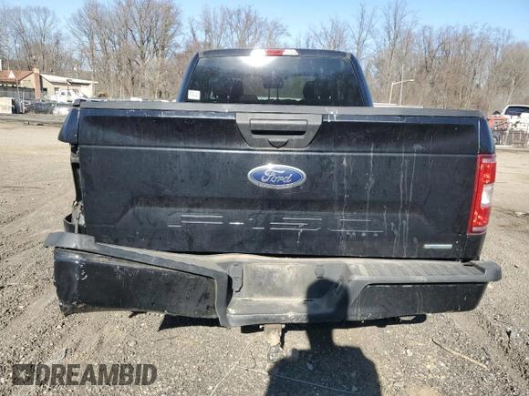 2020 Ford F-150 XL with VIN 1FTEX1EP0LKD59712, listed as a Copart auction lot 48168995 with 159,448 mi miles and Salvage Title. Bid and sale history available at carsss.com. Image 6.